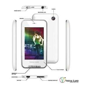   Touch Pro ME 965 4 GB White Flash Portable Media Player by Visual Land