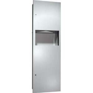  American Specialties Recess Mounted Paper Towel Dispenser and Trash 