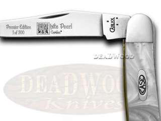 CASE XX White Pearl Genuine Corelon 1/500 Muskrat Knife  