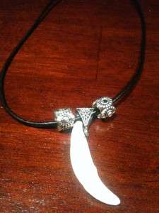 Haunted shapeshifter pendant necklace wolf tooth spirit  