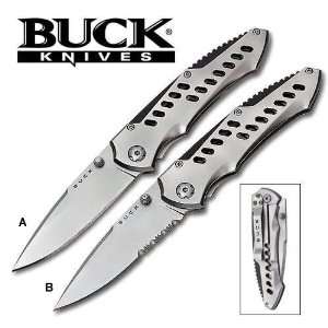  Buck Mantis Folding Knives w/ Carbon Steel Blades: Sports 