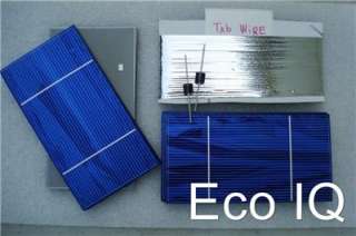 72 3x 6 A  1.8W Tested Solar Cells PANEL Kit Tabbing wire + Diodes