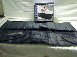 Intex Raised Downy Queen Airbed with Built in Electric Pump  