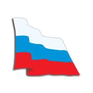  RUSSIA Waving Flag   Window Bumper Laptop Sticker 