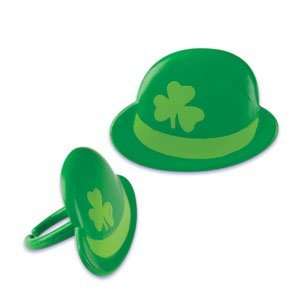  12 ct   Green Irish Shamrock Derby Hat St. Patricks Day 