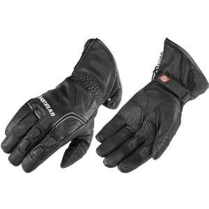   Waterproof/Breathable Textile Street Motorcycle Gloves   Black / Small