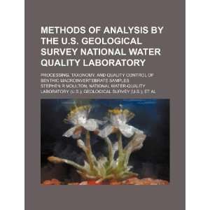  Methods of analysis by the U.S. Geological Survey National Water 