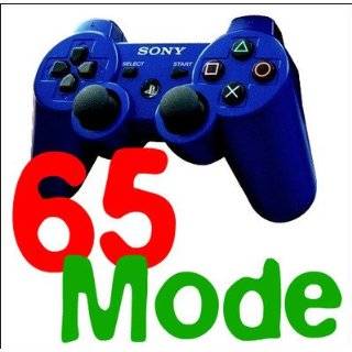 Fully Loaded Ultimate 65 Mode Blue Wireless Sony PS3 Modded Rapid Fire 