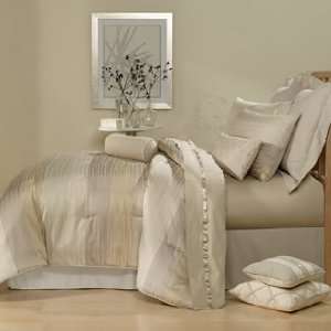  Waterford Marquis Wavy Daze King Comforter Set: Home 