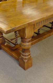 Chunky Abbey Farmhouse Refectory Table Oak Rustic Table  