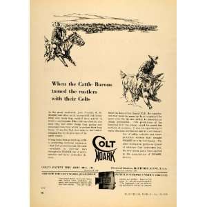 1930 Ad Colts Patent Fire Arms Manufacturing Co. Guns Shotgun Noark 