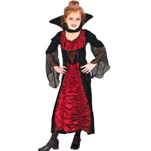   Coffin Vampiress Costume Large 12 14 Kids Halloween 2011 Toys & Games