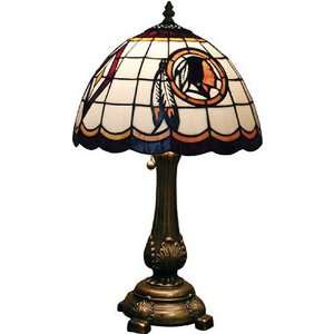 Washington Redskins Stained Glass Table Lamp