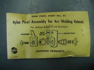 Jackson Welding Nylon Pivot Assembly Part No. 61  