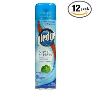  Pledge Dust and Allergen Outdoor Fresh, 12.5 Ounce Cans 