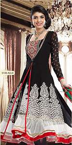 Georgette Bollywood Wedding Salwar Kameez Shalwar Suit   DZ 5106b N 
