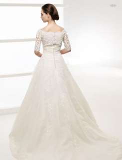 Item Name: Lilian Short Sleeve Bridal Wedding/Party Dress + Free Gift