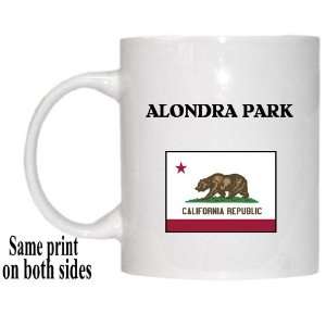  US State Flag   ALONDRA PARK, California (CA) Mug 