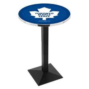 36 Toronto Maple Leafs Counter Height Pub Table   Square Base:  
