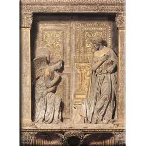    Annunciation 12x16 Streched Canvas Art by Donatello