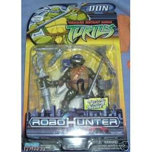   Mutant Ninja Turtles Robo Hunter Donatello Action Figure: Toys & Games