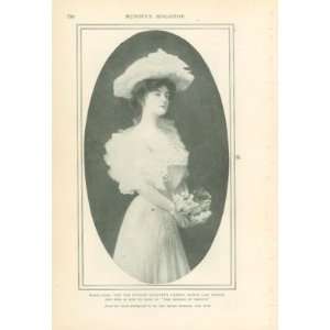  1907 Print Actress Marie Doro: Everything Else