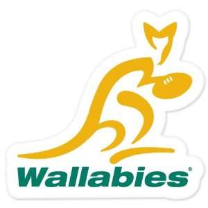  RUGBY Australian Wallabies sticker decal 4 x 4 