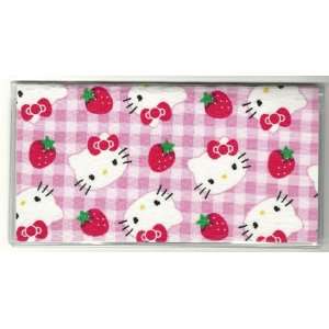  Checkbook Cover Hello Kitty Pink Gingham Faces: Everything 