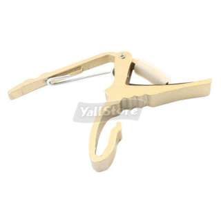   package includes 1 x guitar capo for acoustic electric guitar gold