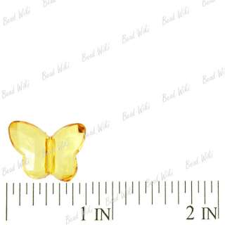 18pcs Mixed Butterfly Charm Acrylic Plastic Beads AR172  