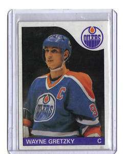 1985 86 TOPPS WAYNE GRETZKY #120 OILERS THE GREAT ONE  