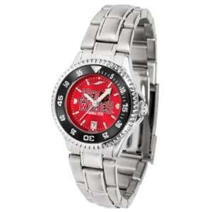Arkansas State Red Wolves Competitor AnoChrome Ladies Watch with Steel 