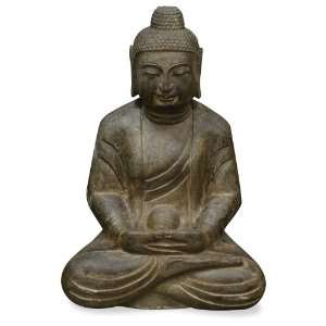  28 Hand Carved Stone Meditating Buddha