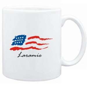    Mug White  Laramie   US Flag  Usa Cities: Sports & Outdoors