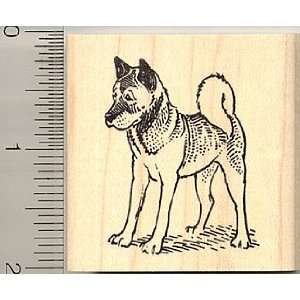  Akita Dog Rubber Stamp: Arts, Crafts & Sewing