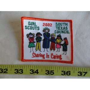  2002 Girl Scouts Sharing Is Caring Patch 