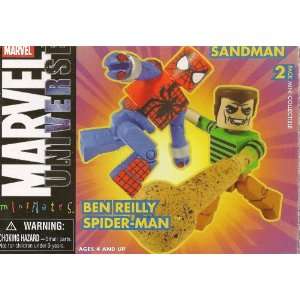   Universe Minimates Ben Reilly Spider Man and Sandman Toys & Games
