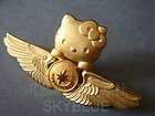 396 airlines eva airways hello kitty badge wings pin