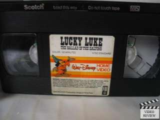 Lucky Luke The Ballad of the Daltons VHS Disney  