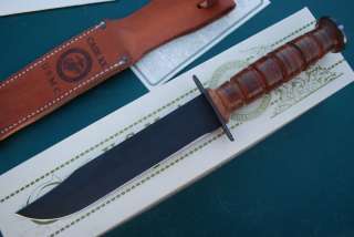 CASE XX USA 1998 USMC MARINE CORPS FIXED BLADE KNIFE  