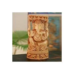  NOVICA Wood statuette, Supreme Ganesha Home & Kitchen