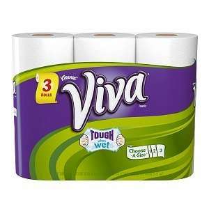  Viva Paper Towels, Choose a Size, Big Roll, 3 ea: Kitchen 