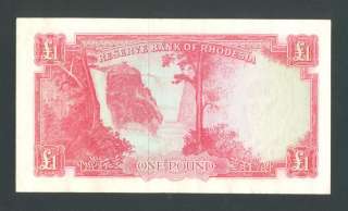 RHODESIA *1 Pound 3/9/1964 aXF *P 25 QEII *CURRENTLY BEST CONDITION ON 