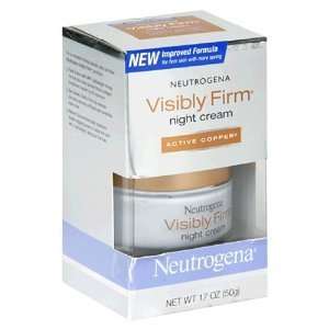 Neutrogena Visibly Firm Active Copper Anti aging Night Cream 1.7oz 