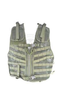 Diamond Tactical MOLLE Mesh 600D Urban Assault Airsoft Vest OD GREEN 