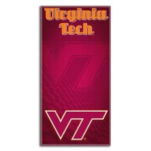  Virginia Tech Hokies VT NCAA Emblem Fiber Reactive Beach 