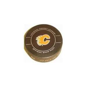   Flames NHL Hockey Official Game Puck 2009 2010