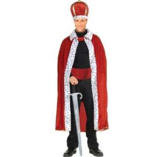    King Robe & Crown Set Adult   Accessories & Makeup Clothing