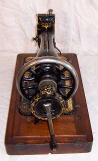 1896 Singer VS3 model 24 Hand Crank Sewing Machine Gothic Victorian 