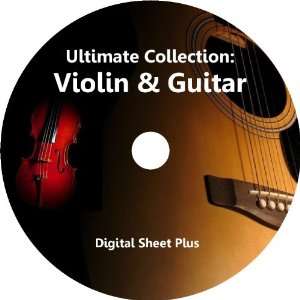  Ultimate Collection Violin & Guitar Sheet Music Cd 